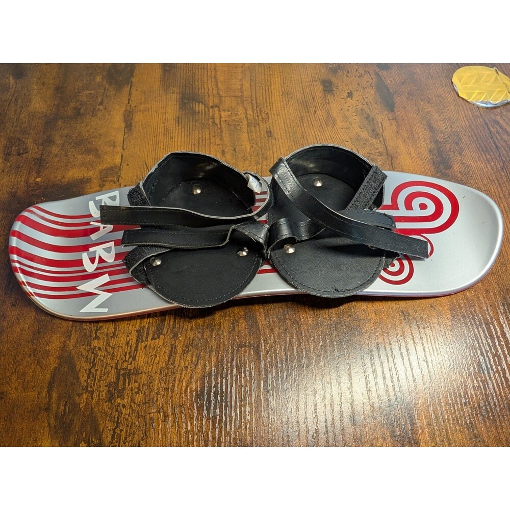 Build-A-Bear Workshop BABW Silver Red Freestyle Snowboard Toy Plush Accessory...
